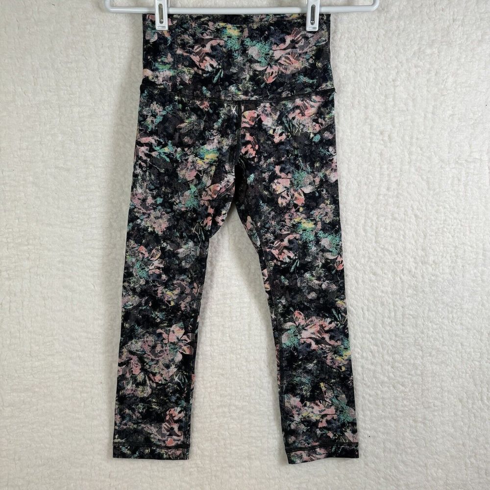 Lululemon Women’s Leggings Luon Dappled Daze Size 4‎